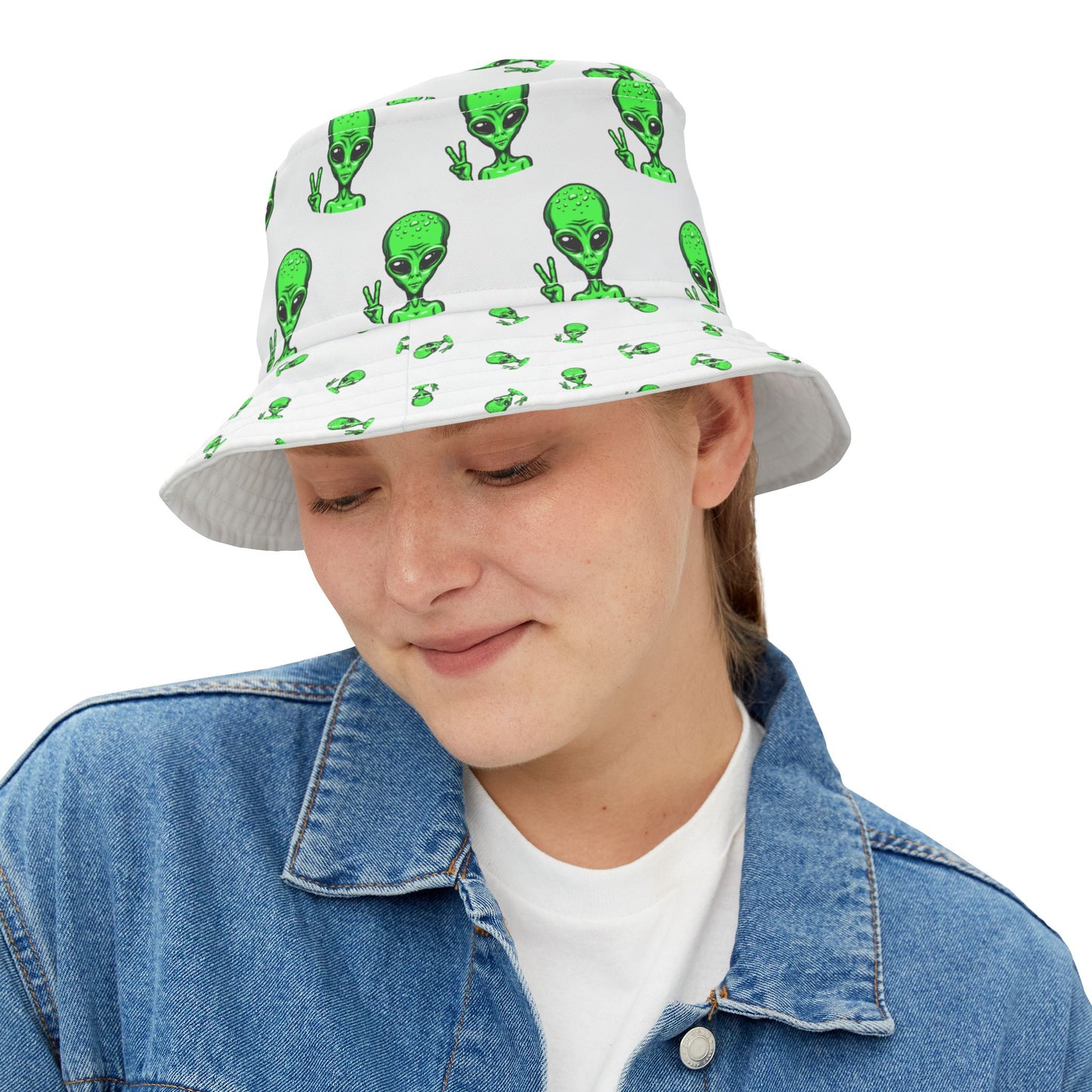 Alien Vibes Bucket Hat - Fun & Quirky Summer Accessory