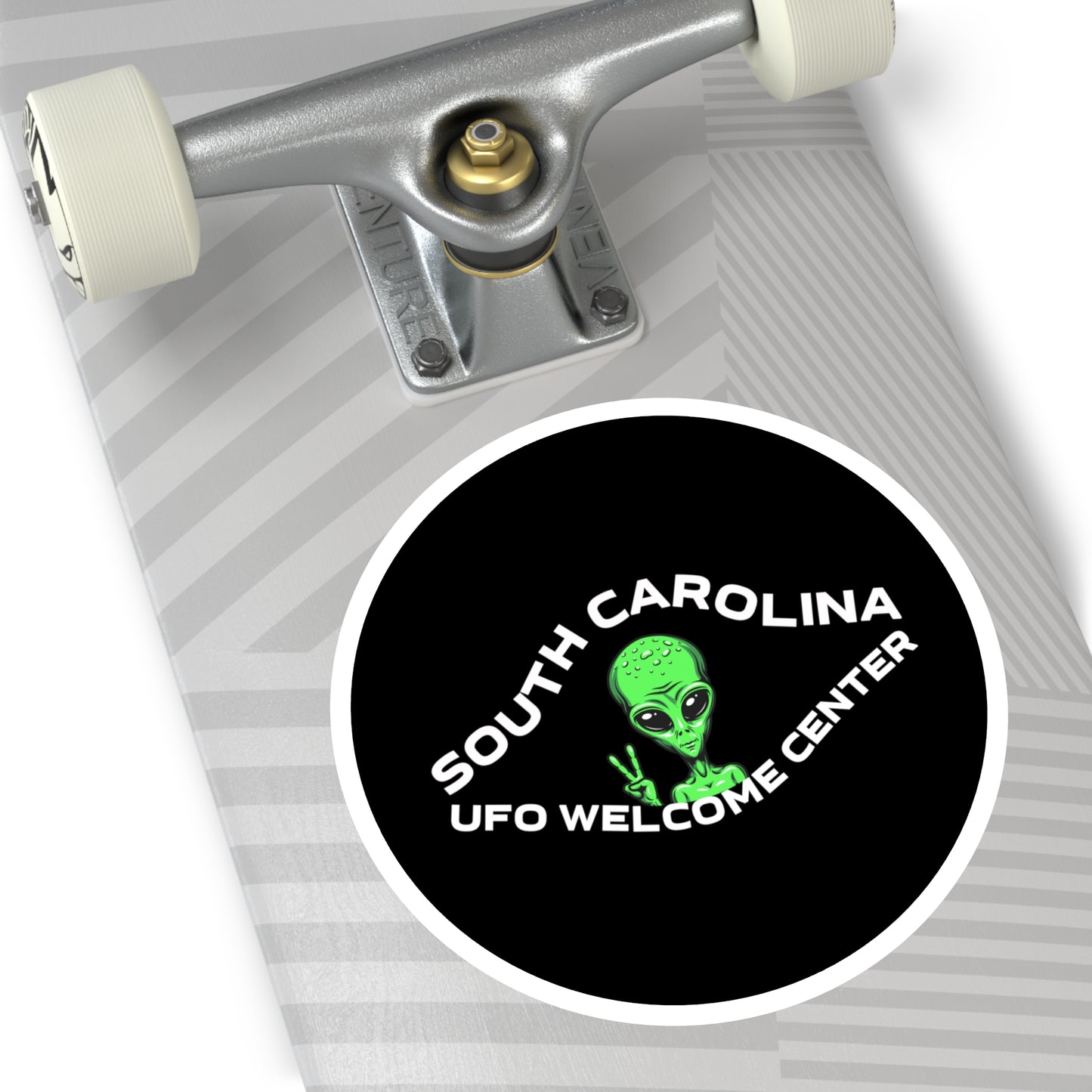 UFO Welcome Center Sticker