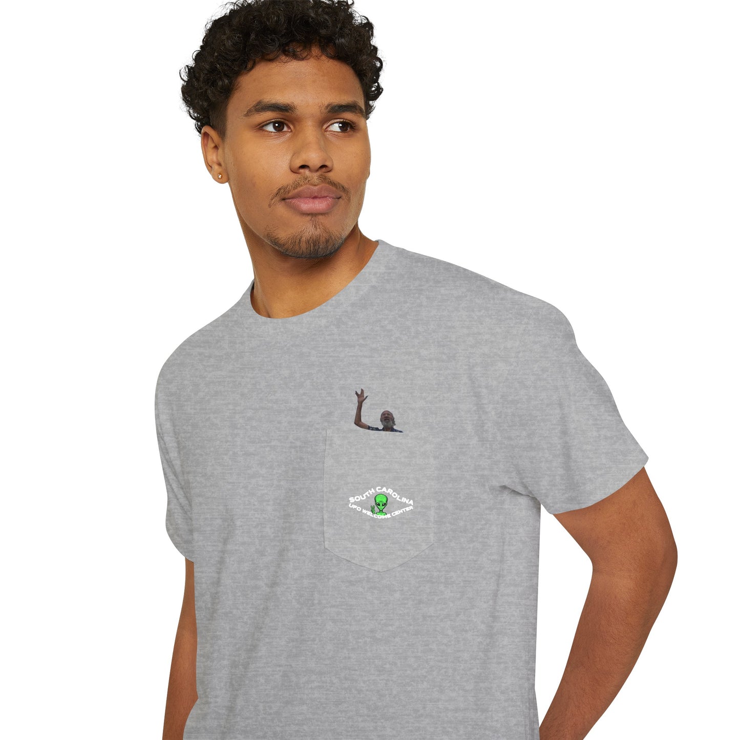 UFO Welcome Center Pocket Tee