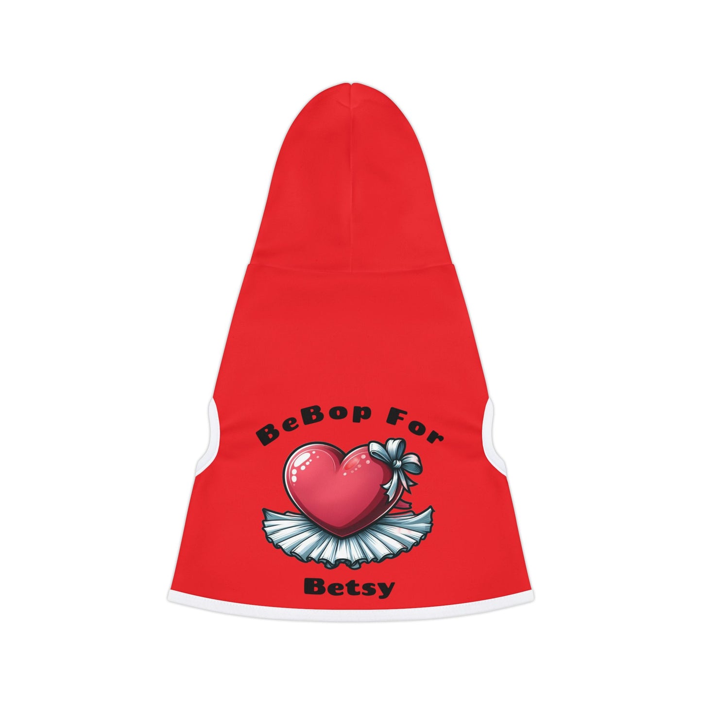 BeBop for Betsy Pet Hoodie – Adorable Red Hooded Dog Sweater for All Occasions