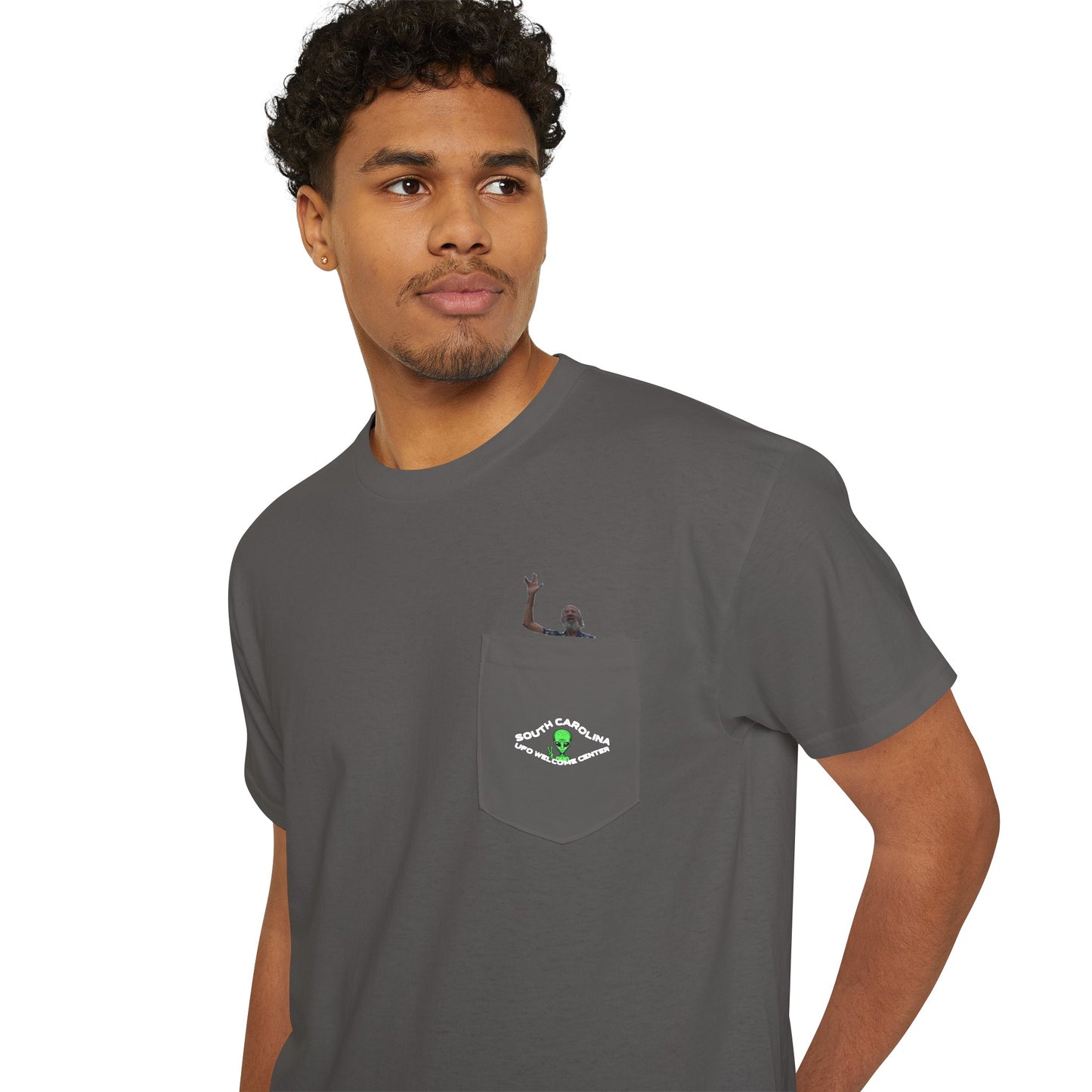 UFO Welcome Center Pocket Tee