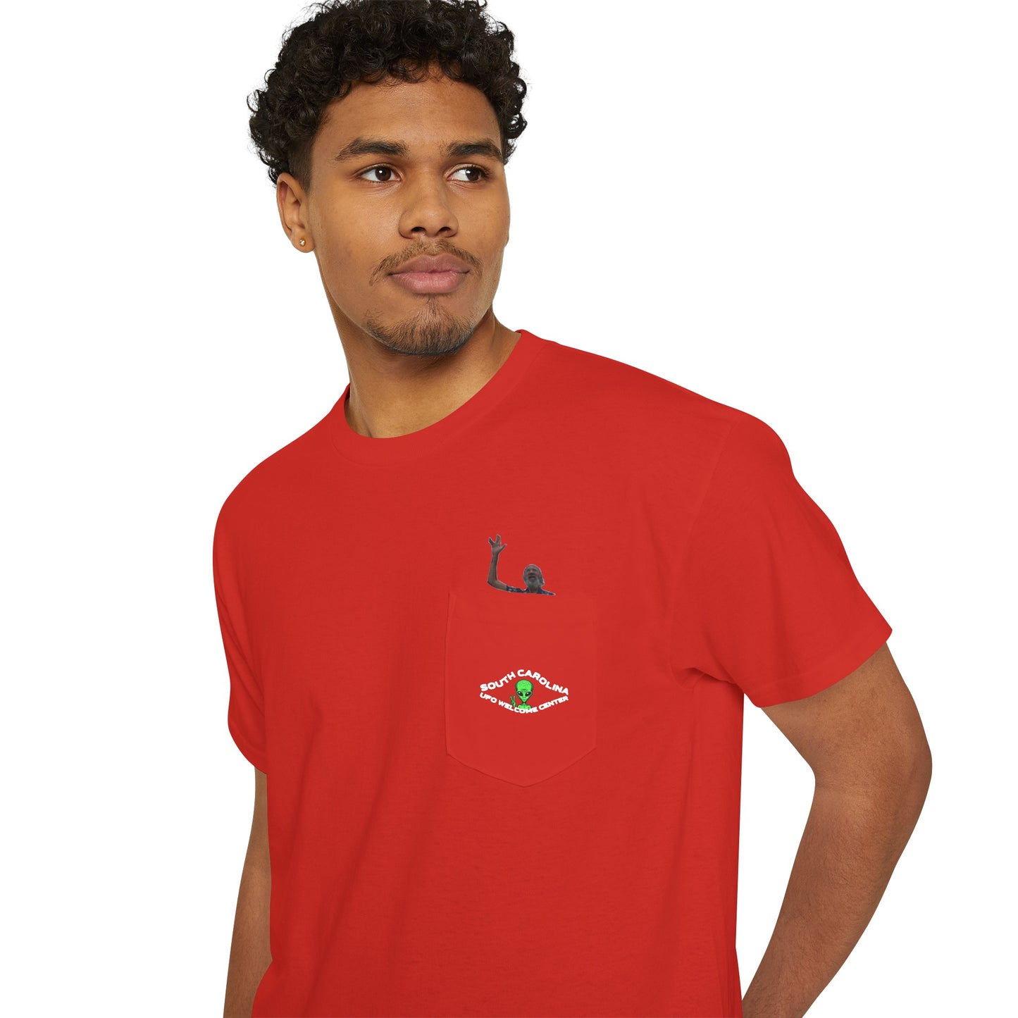 UFO Welcome Center Pocket Tee