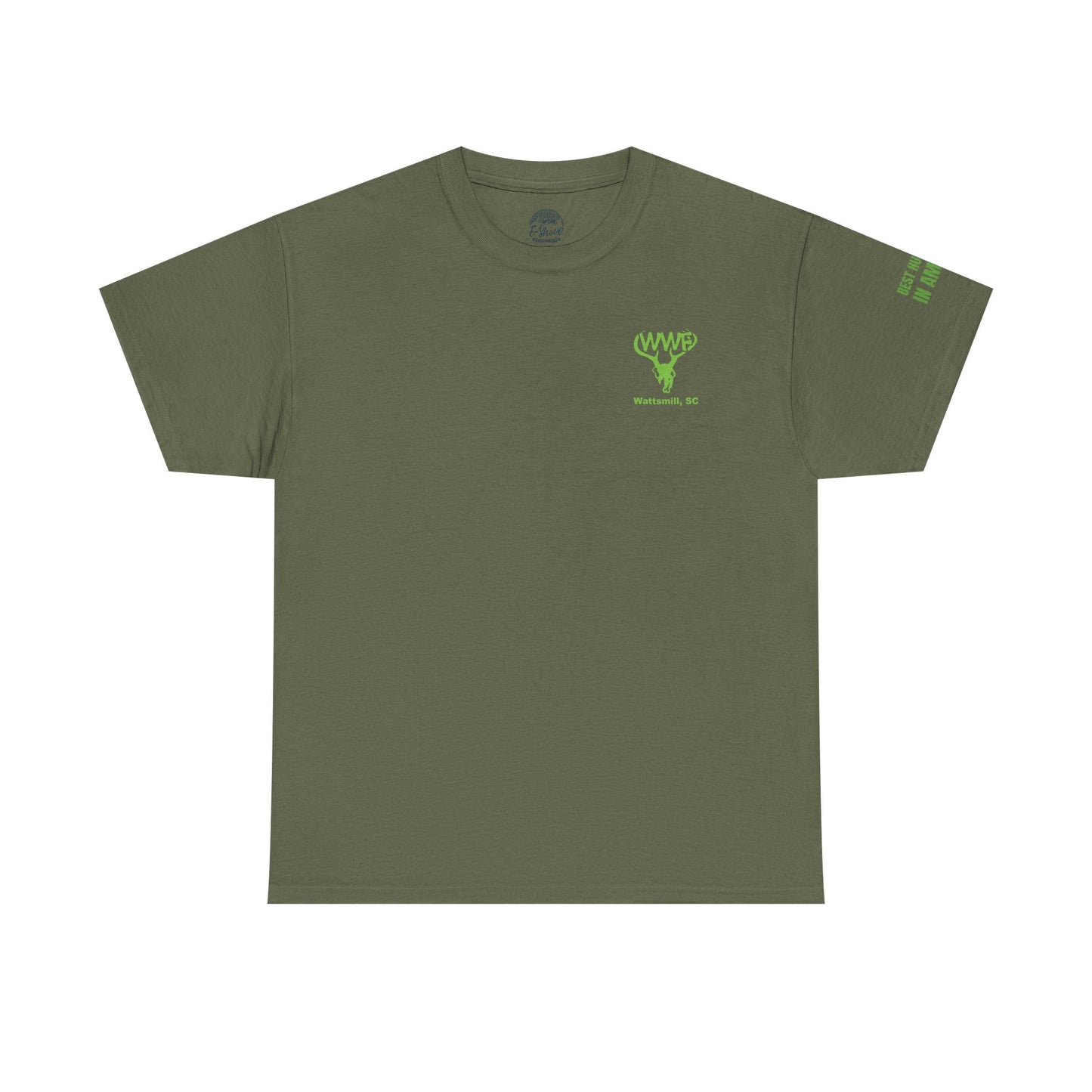 WWF TEE Green FRONT